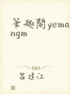 笔趣阁yemangm