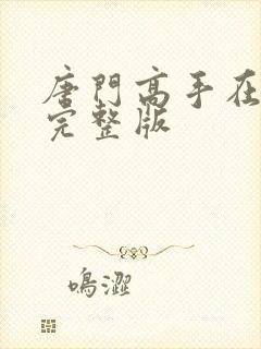 唐门高手在异世完整版