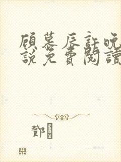 顾慕辰许晚音小说免费阅读最新章节