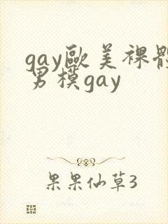 gay欧美裸体男模gay