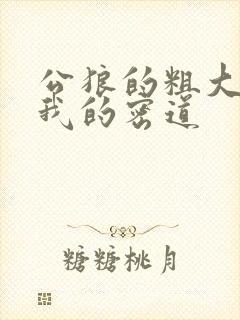 公狼的粗大挺进我的密道