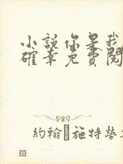 小说你是我的小确幸免费阅读封面