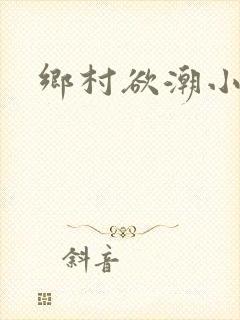 乡村欲潮小说封面