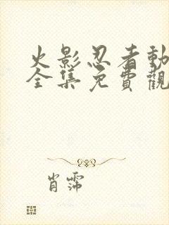 火影忍者动画片全集免费观看