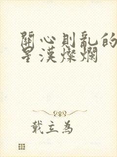 关心则乱的小说星汉灿烂