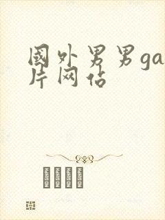 国外男男gay片网站