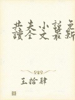 共夫小说免费阅读全文最新章节封面