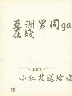 亚洲男同gay在线