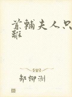 首辅夫人只想和离