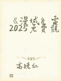 《漫城》电视剧2025免费观看