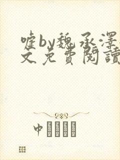 嘘by魏承泽全文免费阅读笔趣阁无弹窗封面