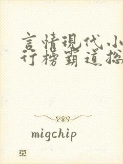 言情现代小说排行榜霸道总裁