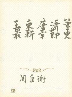 王东唐潇笔趣阁最新章节更新封面