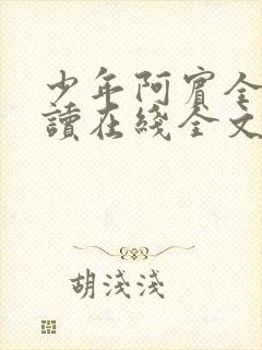 少年阿宾全文阅读在线全文阅读