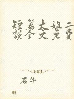 短篇大姐二姐小说全文免费阅读