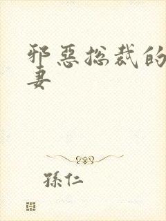 邪恶总裁的娇宠妻