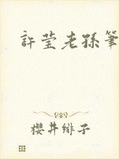 许莹老孙笔趣阁