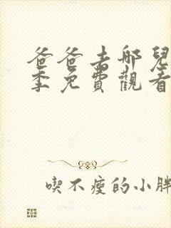 爸爸去哪儿第3季免费观看完整版封面