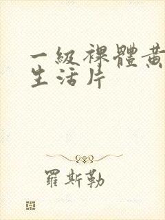 一级裸体黄色性生活片