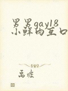 男男gay18小鲜肉互口1