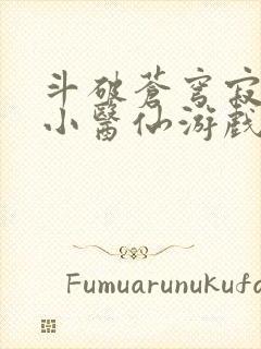 斗破苍穹寂寞的小医仙游戏世界