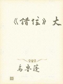 《错位》大结局封面