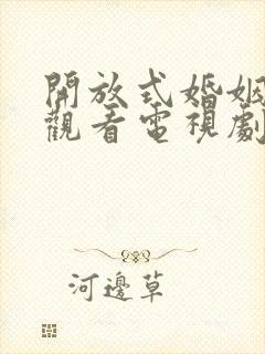 开放式婚姻在线观看电视剧