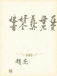 娘婿义母在线观看全集免费播放