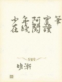 少年阿宾笔趣阁在线阅读封面