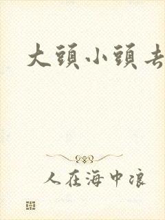 大头小头去旅行封面