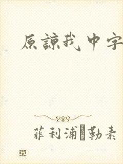 原谅我中字