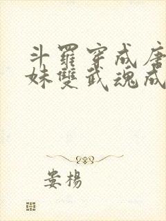 斗罗穿成唐三亲妹双武魂成神了免费阅读