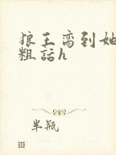 狼王脔到她乖h粗话h