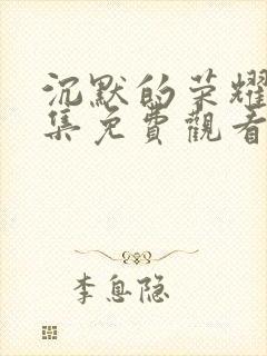 沉默的荣耀40集免费观看全集高清