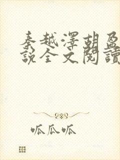 秦越泽胡盈盈小说全文阅读笔趣阁