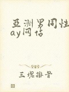 亚洲男同性恋gay网站