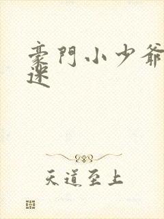 豪门小少爷是财迷