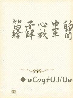 笛子心中的歌献给解放军简谱