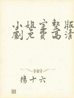 小姐完整版电视剧免费高清韩剧在线观看