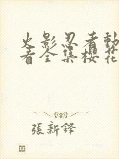 火影忍者动漫观看全集樱花动漫