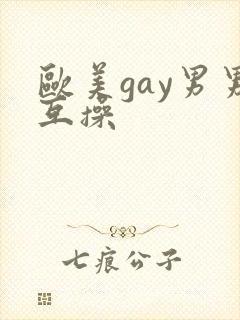 欧美gay男男互操