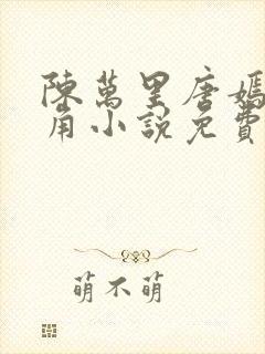 陈万里唐嫣然主角小说免费阅读