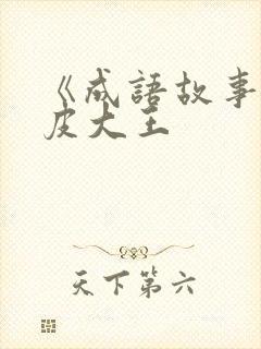 《成语故事》皮皮大王封面