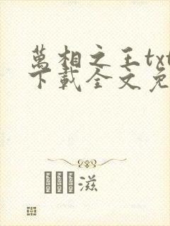 万相之王txt下载全文免费下载