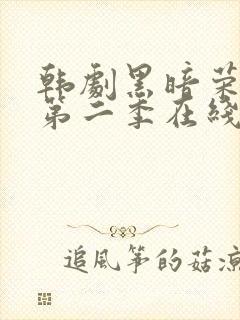 韩剧黑暗荣耀 第二季在线观看