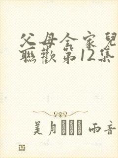 父母全家儿女大联欢第12集