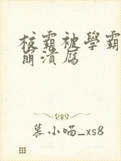 校霸被学霸玩到崩溃腐