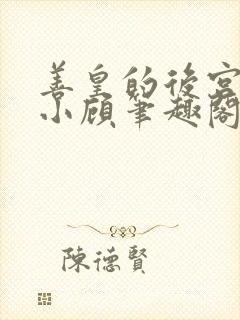 善皇的后宫by小顾笔趣阁