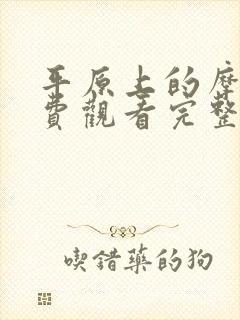 平原上的摩西免费观看完整版高清