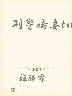 刑警娇妻txt